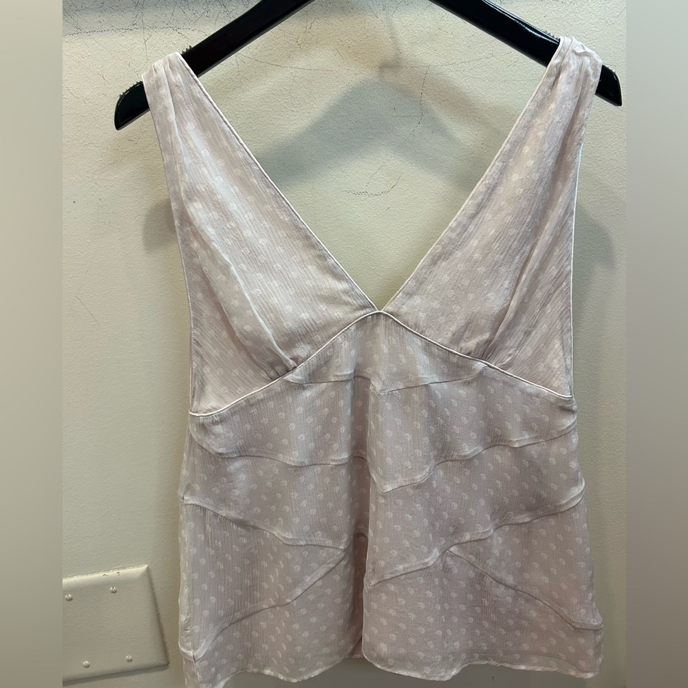 Marc Jacobs Mauve V-Neck Chemise